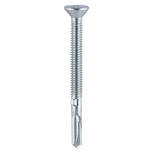 TIMCO Self-Drilling Wing-Tip Steel to Timber Heavy Section Silver Screws  - 5.5 x 65