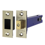TIMCO Architectural Tubular Deadbolt Electro Brass & Satin Nickel - 128mm