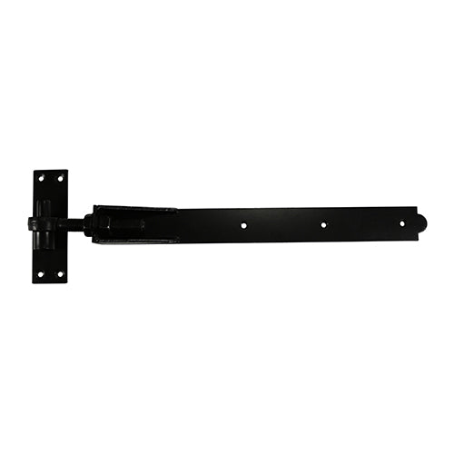 TIMCO Adjustable Band & Hook on Plates Hinges Black - 450mm