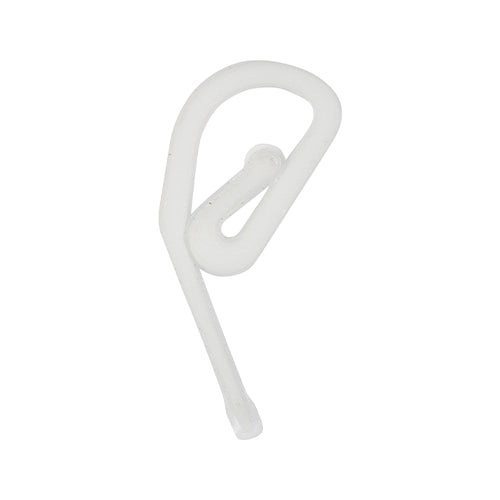 TIMCO Plastic Curtain Hooks White -