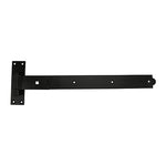 TIMCO Straight Band & Hook On Plates Hinges Black - 400mm