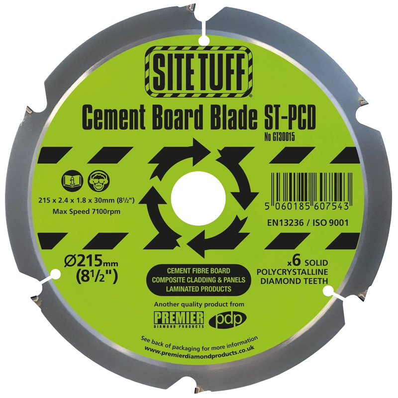 ST-PCD Site Tuff Cement Board Blade