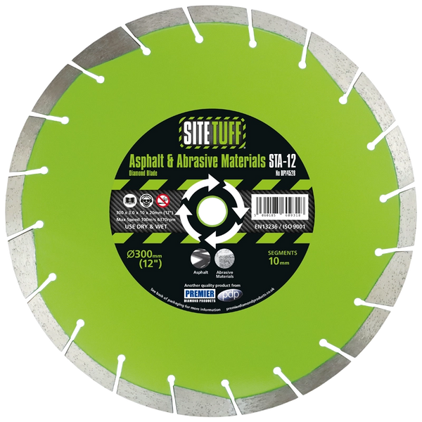 STA-12 300 x 12 x 20 Site Tuff Asphalt Blade
