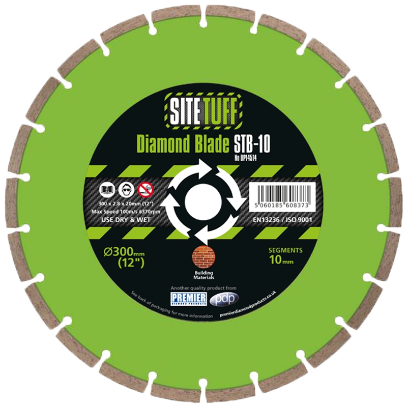 STB-10 125X2.2X10X22.2MM SITE TUFF BUILDING MTRL BLADE