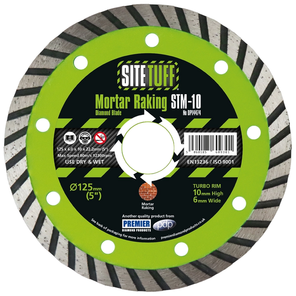STM-10 Site Tuff Mortar Raking Blade