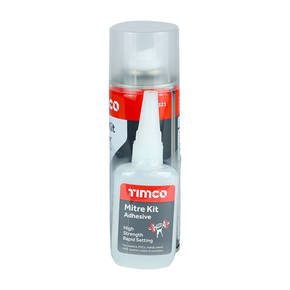 TIMCO Instant Bond Mitre Kit - 200ml / 50g