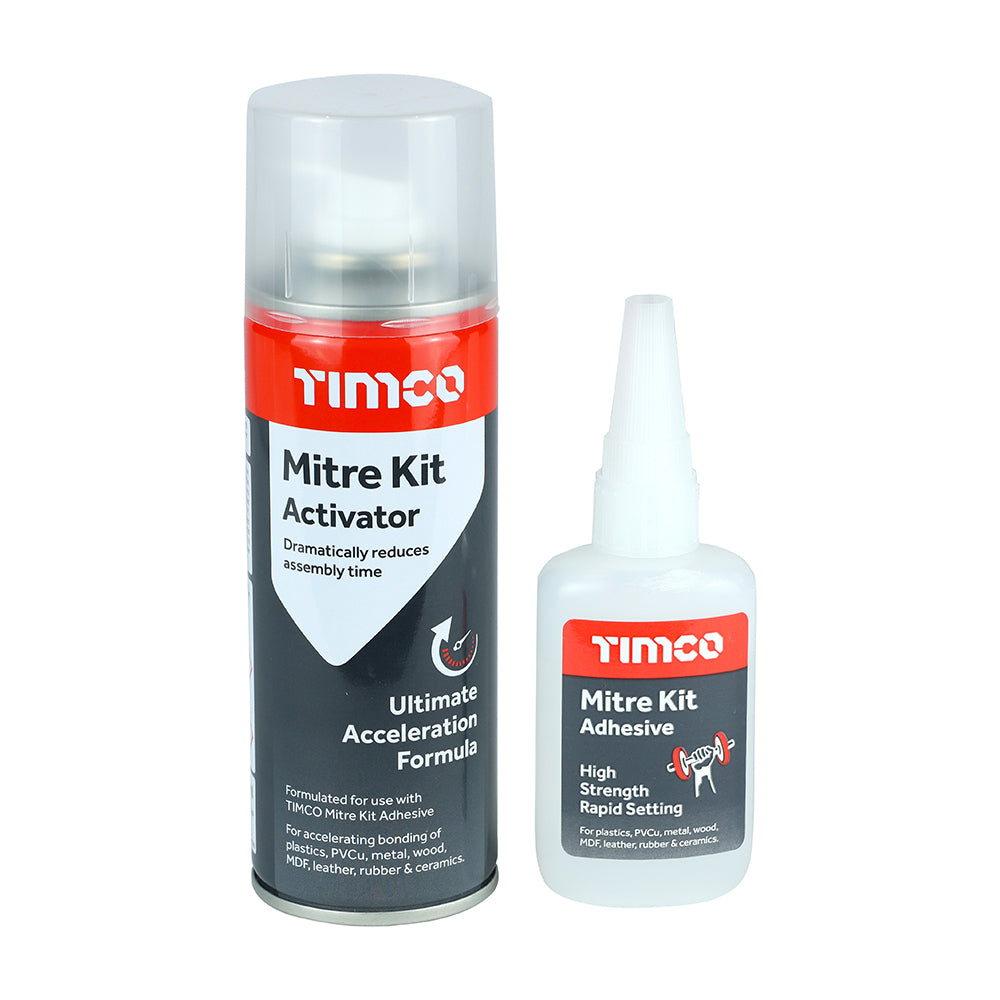 TIMCO Instant Bond Mitre Kit - 200ml / 50g