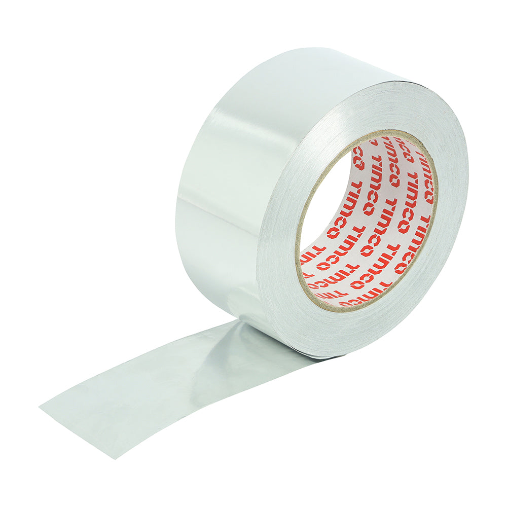 TIMCO Aluminium Foil Tape Extreme Temperature - 45m x 50mm