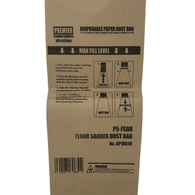 P5-FSDB Floor Sander Dust Bag (Box of 50)